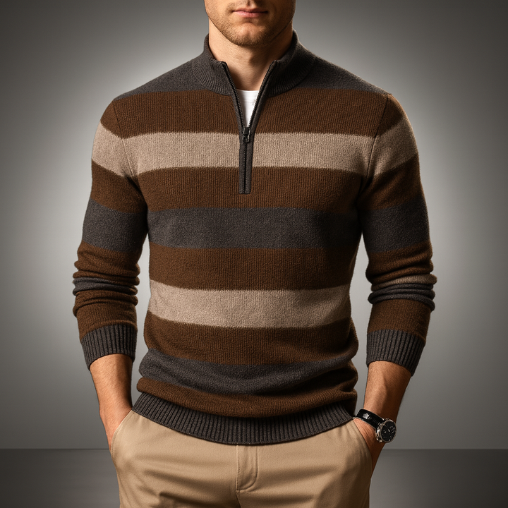 Elmsbury Quarter Zip Sweater