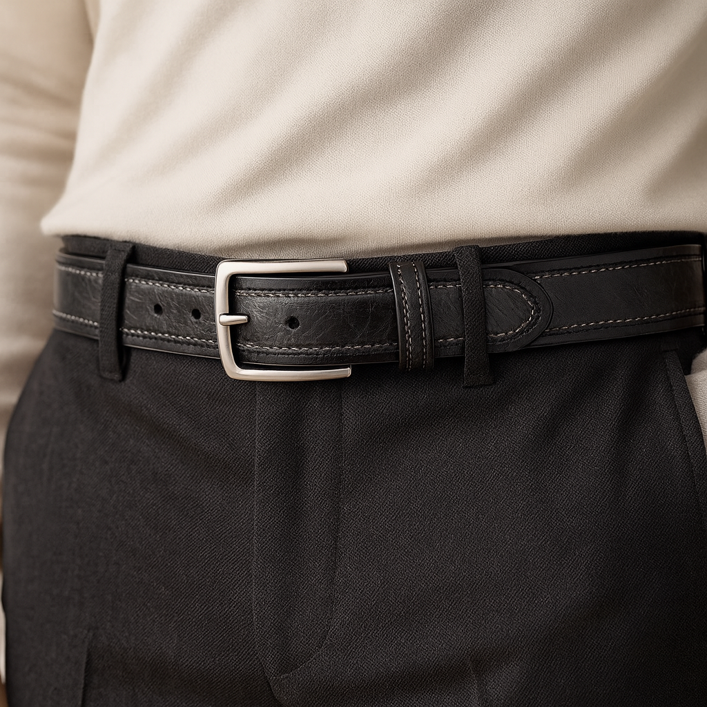 Yorkford Contrast-Panel Belt