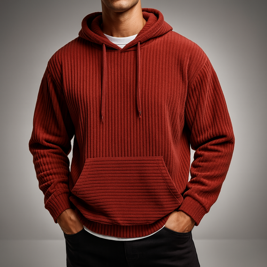 Caldiero Ribbed Corduroy Hoodie