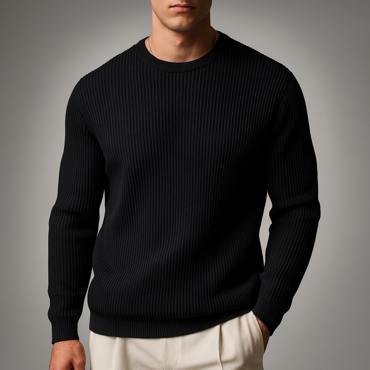 Beckett Rib-Knit Sweater
