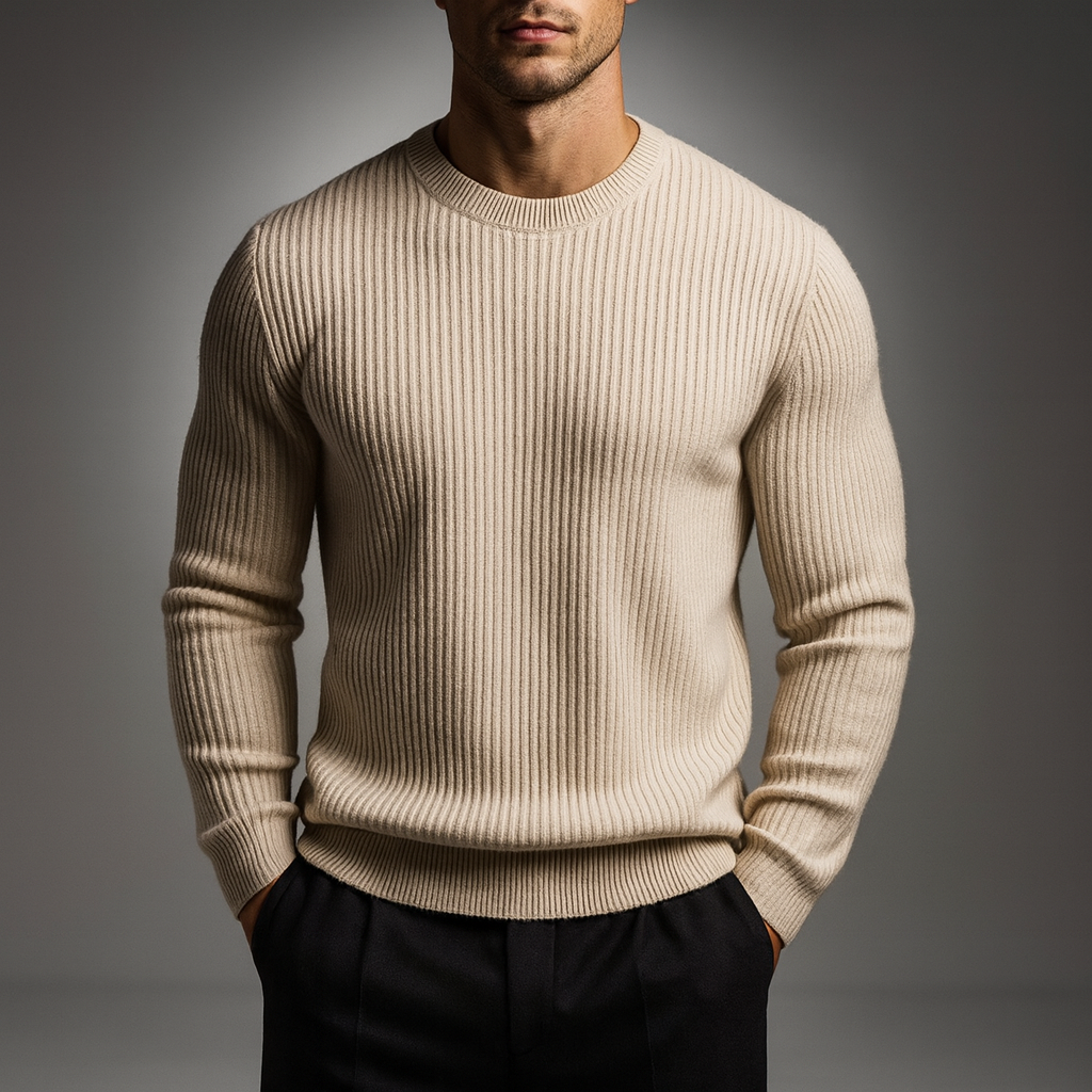 Beckett Rib-Knit Sweater
