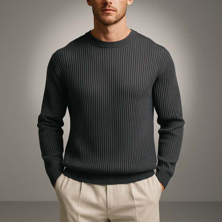 Beckett Rib-Knit Sweater