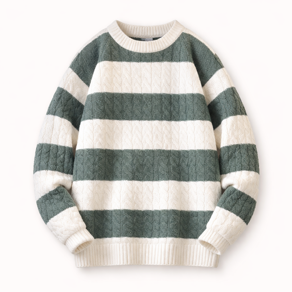 Harrison Chevron-Knit Sweater