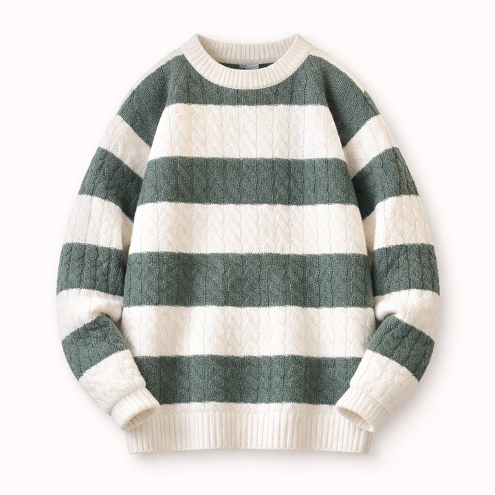 Harrison Chevron-Knit Sweater