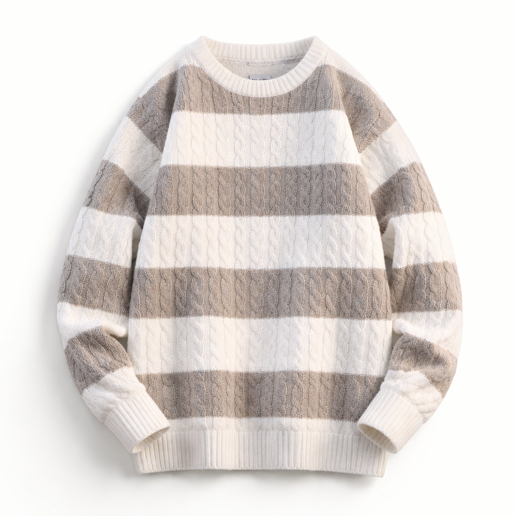 Harrison Chevron-Knit Sweater