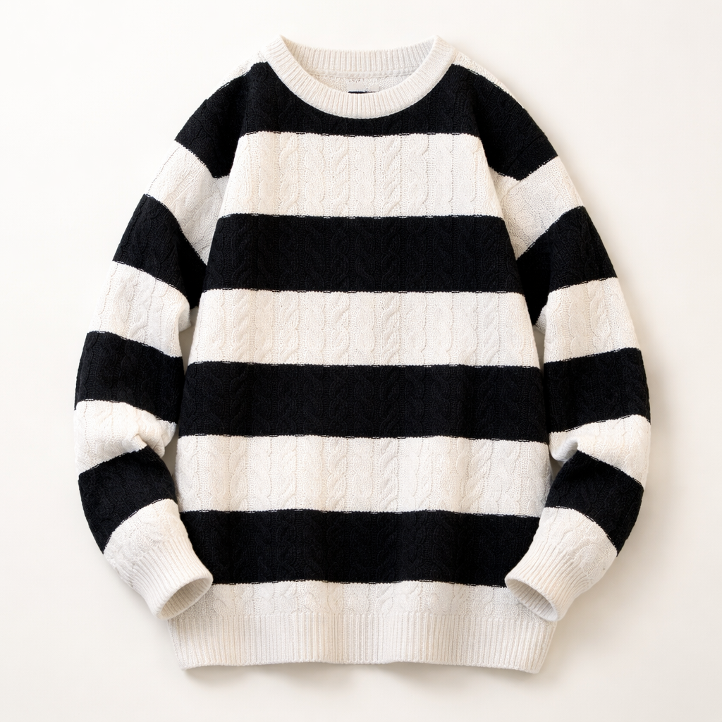 Harrison Chevron-Knit Sweater