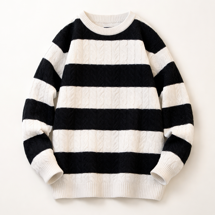 Harrison Chevron-Knit Sweater