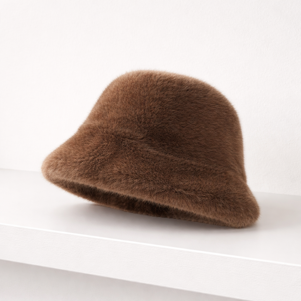Bria Fur Bucket Hat