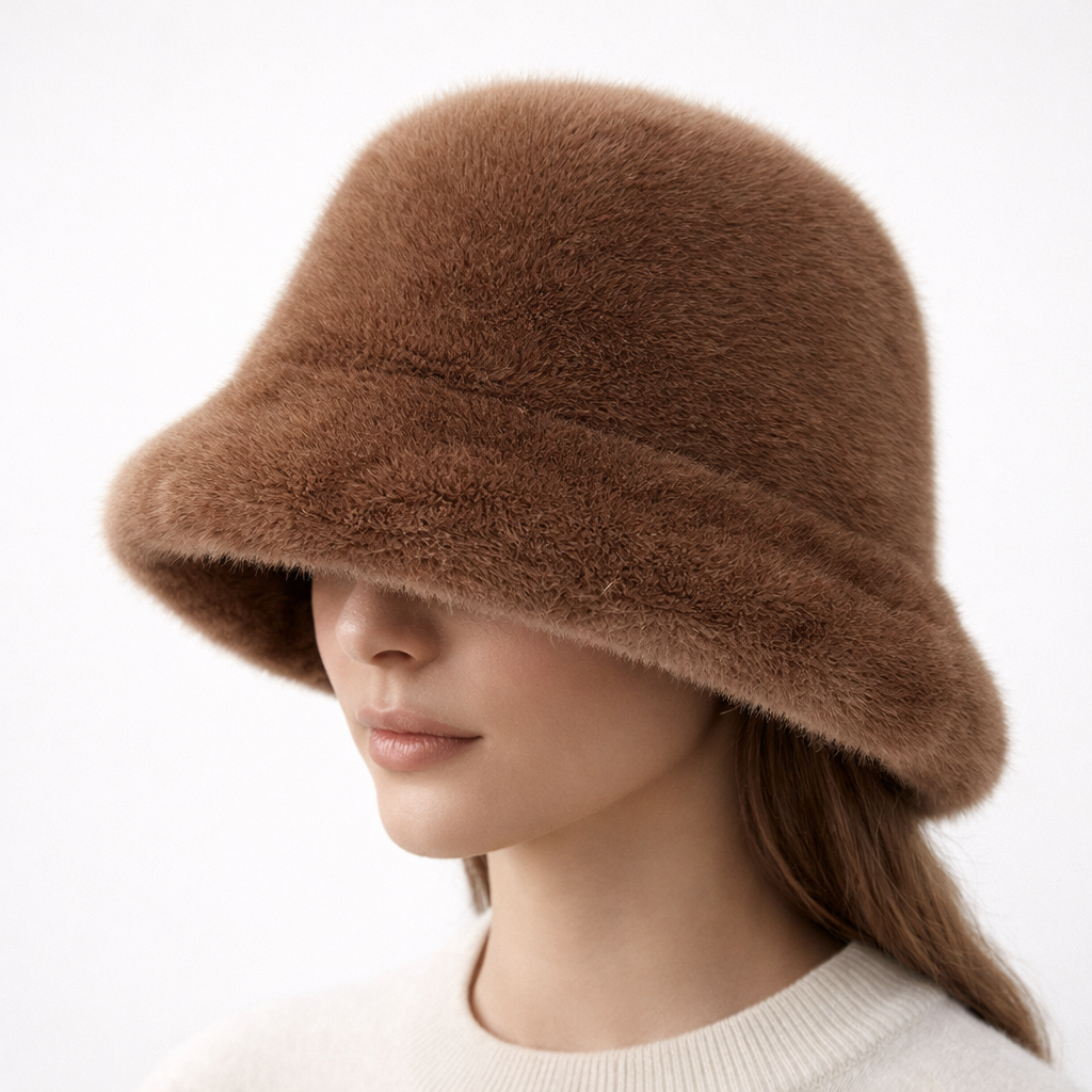 Bria Fur Bucket Hat