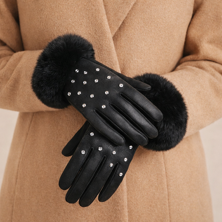 Valeria Fur Gloves