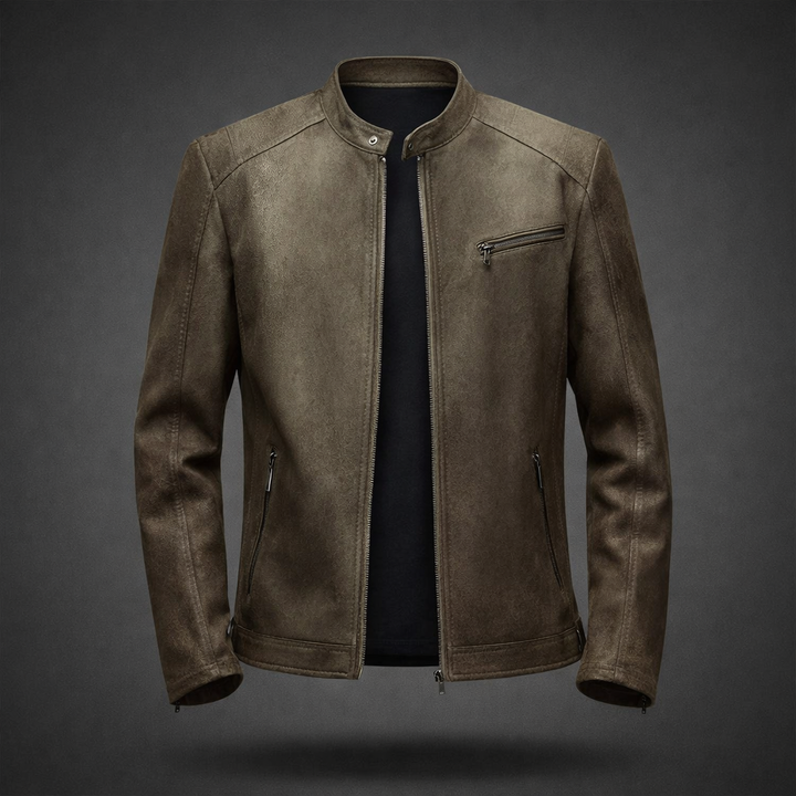 Vercelli Suede Moto Jacket