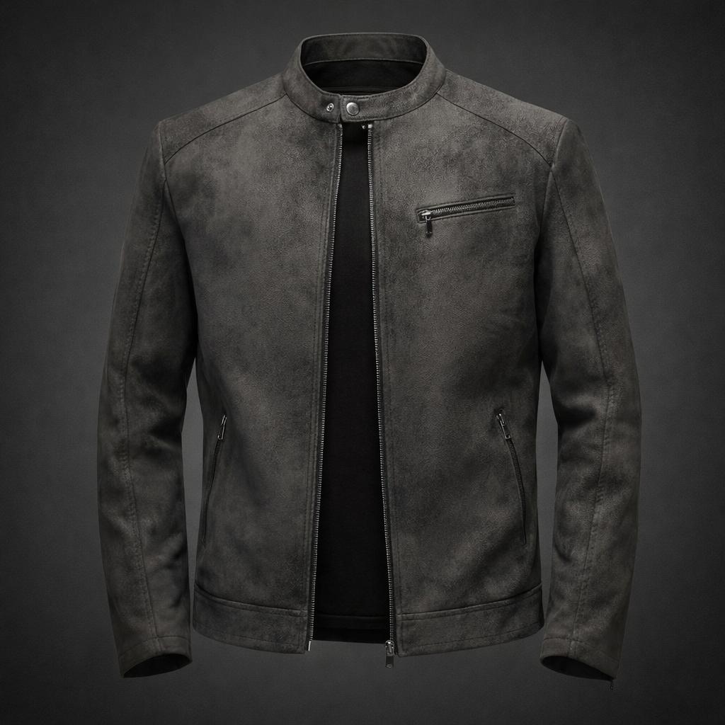 Vercelli Suede Moto Jacket