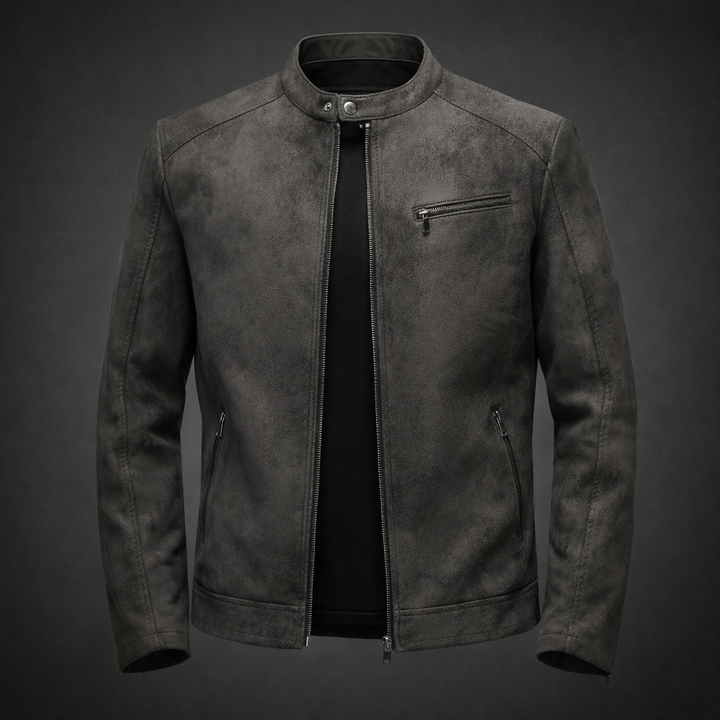 Vercelli Suede Moto Jacket