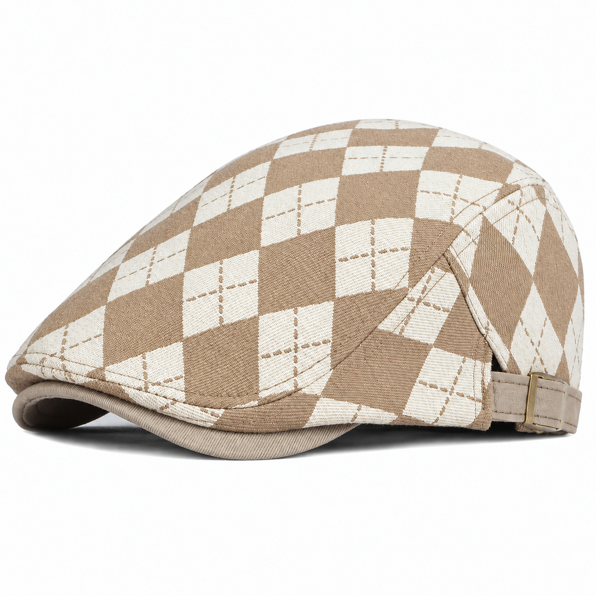 Richard Plaid Argyle Flat Cap