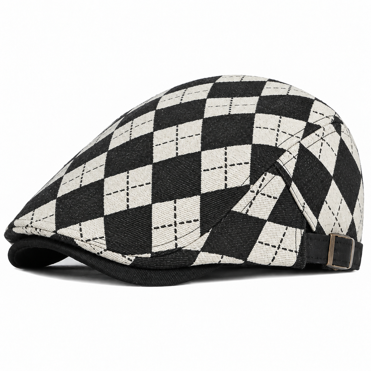 Richard Plaid Argyle Flat Cap