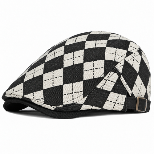 Richard Plaid Argyle Flat Cap