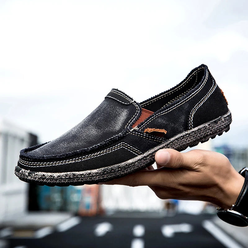 Clifton Retro Canvas Loafer