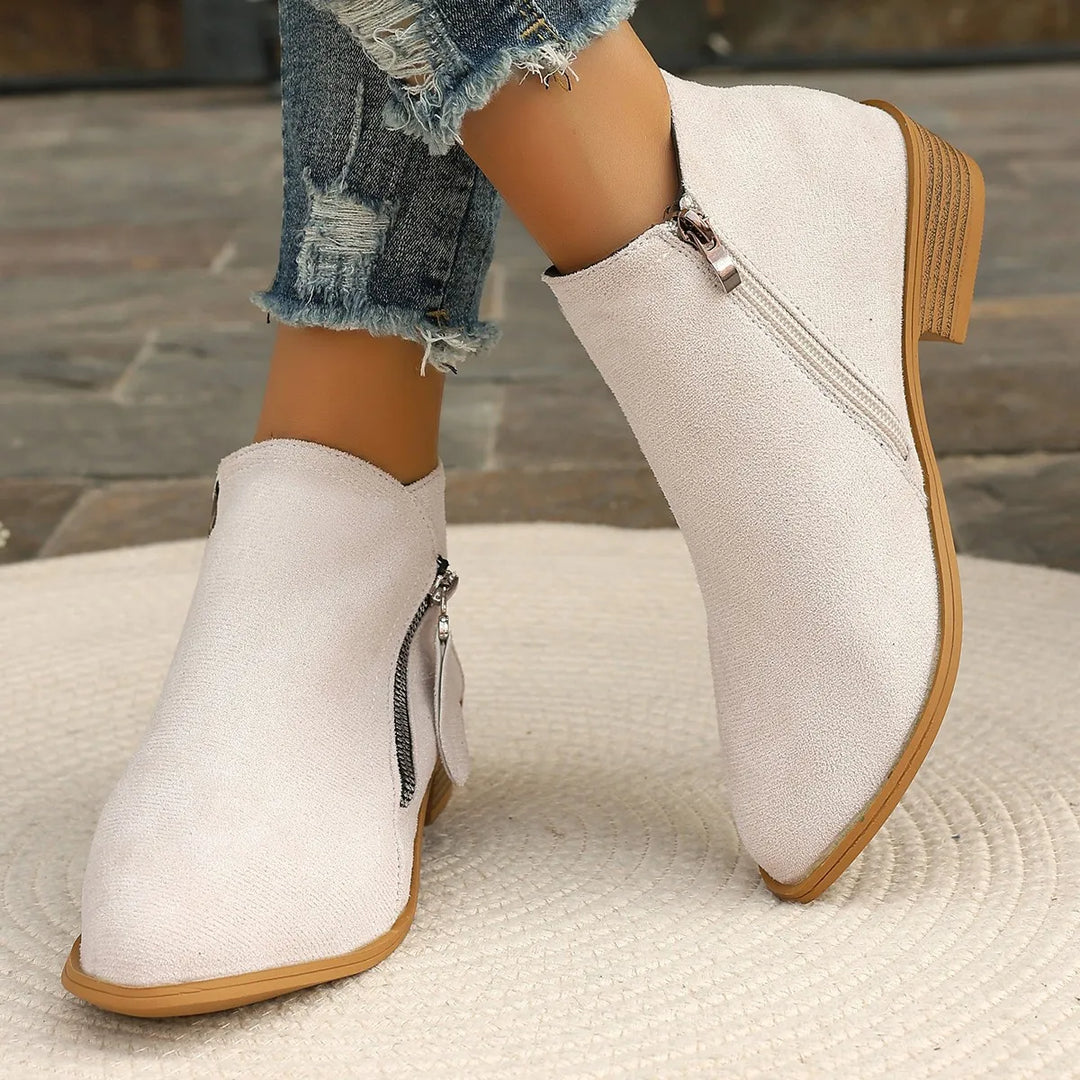 Catalina Zip Ankle Bootie
