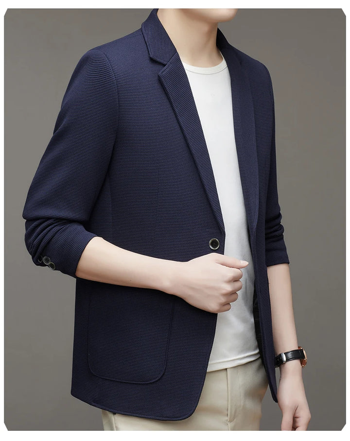 Roland's - Waffle Knit Breathable Blazer
