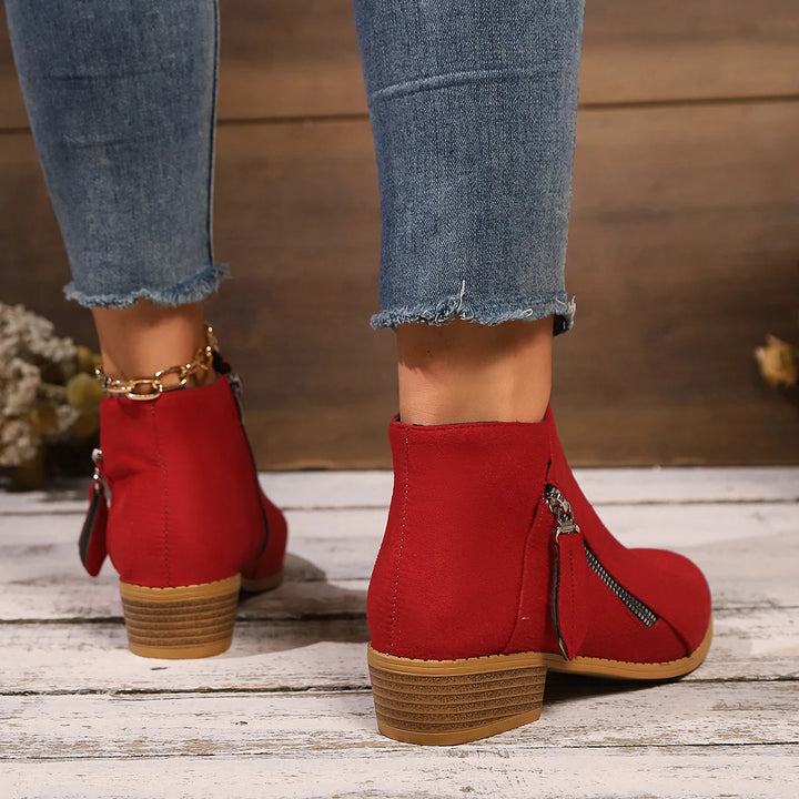 Catalina Zip Ankle Bootie