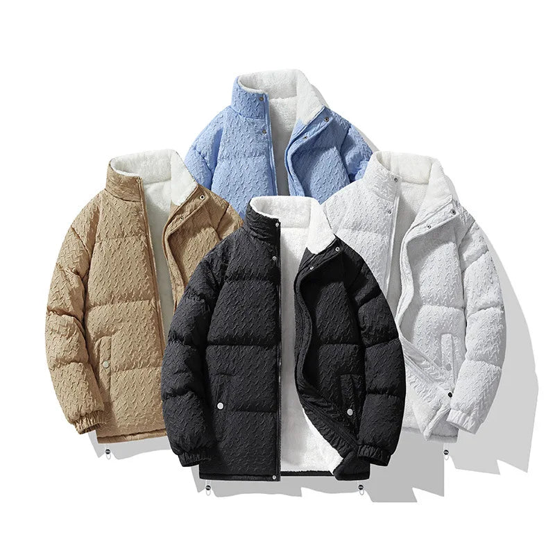 Duvall Chevron-Quilt Puffer Coat