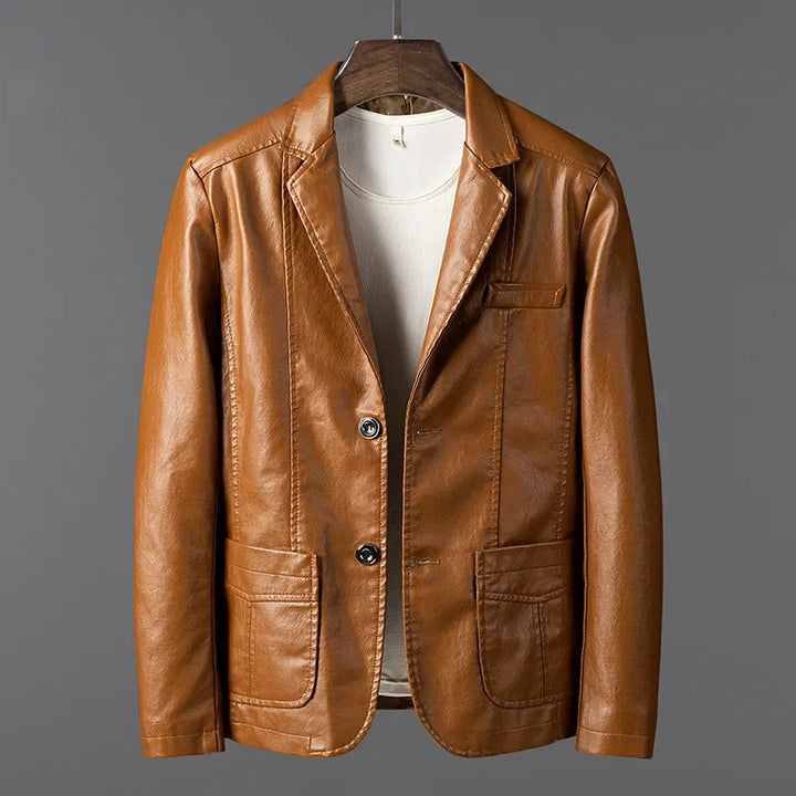 Romano Leather Blazer