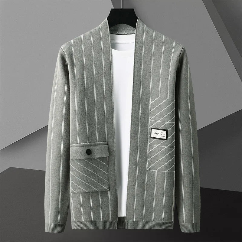Montclair Striped Cardigan