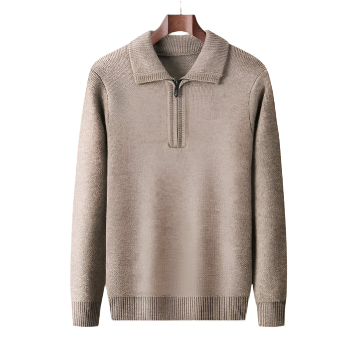 Zael Cashmere Quarter-Zip