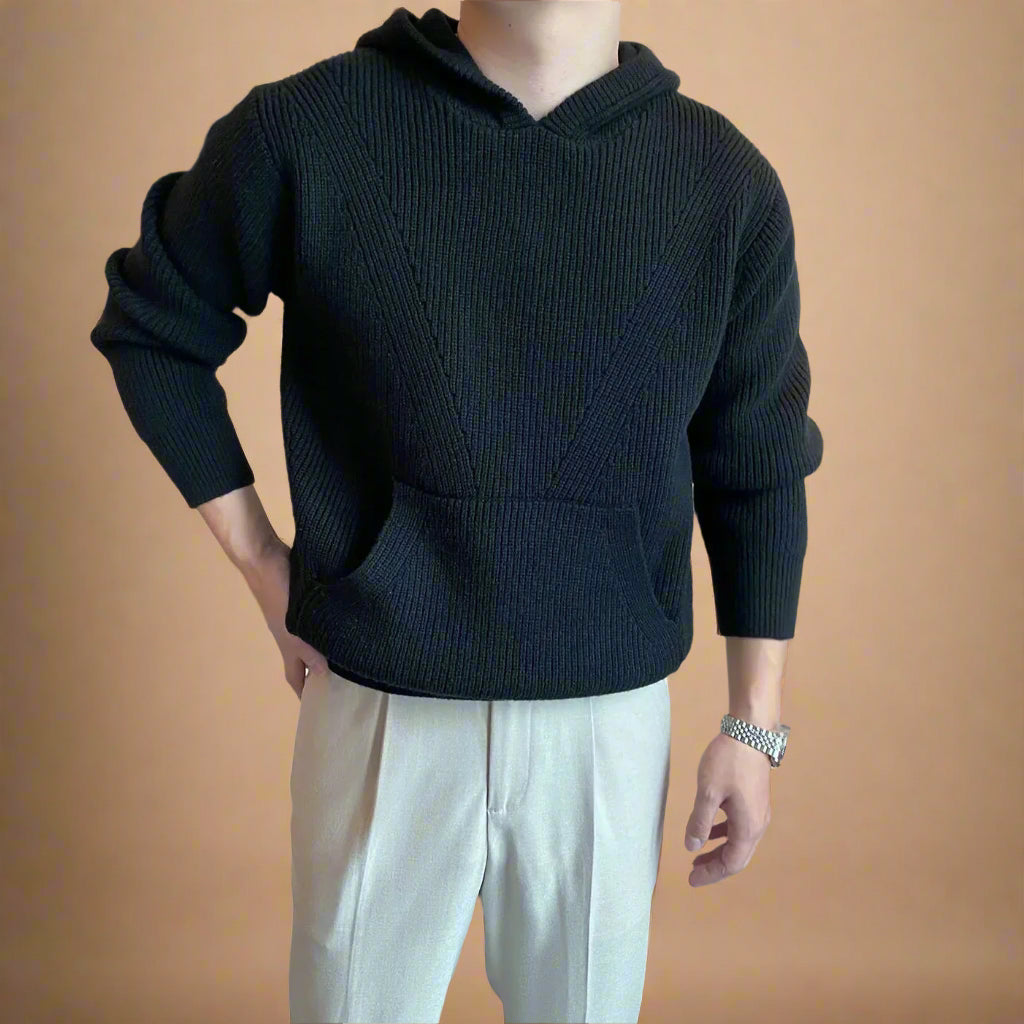 Marcel Ribbed Hoodie