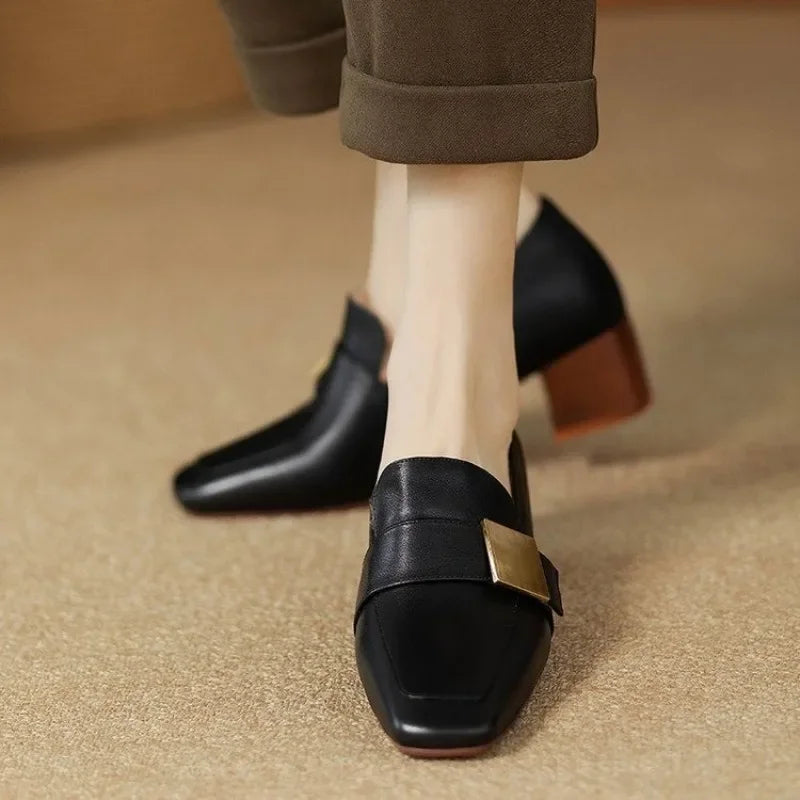 Milan Block Heel Pumps