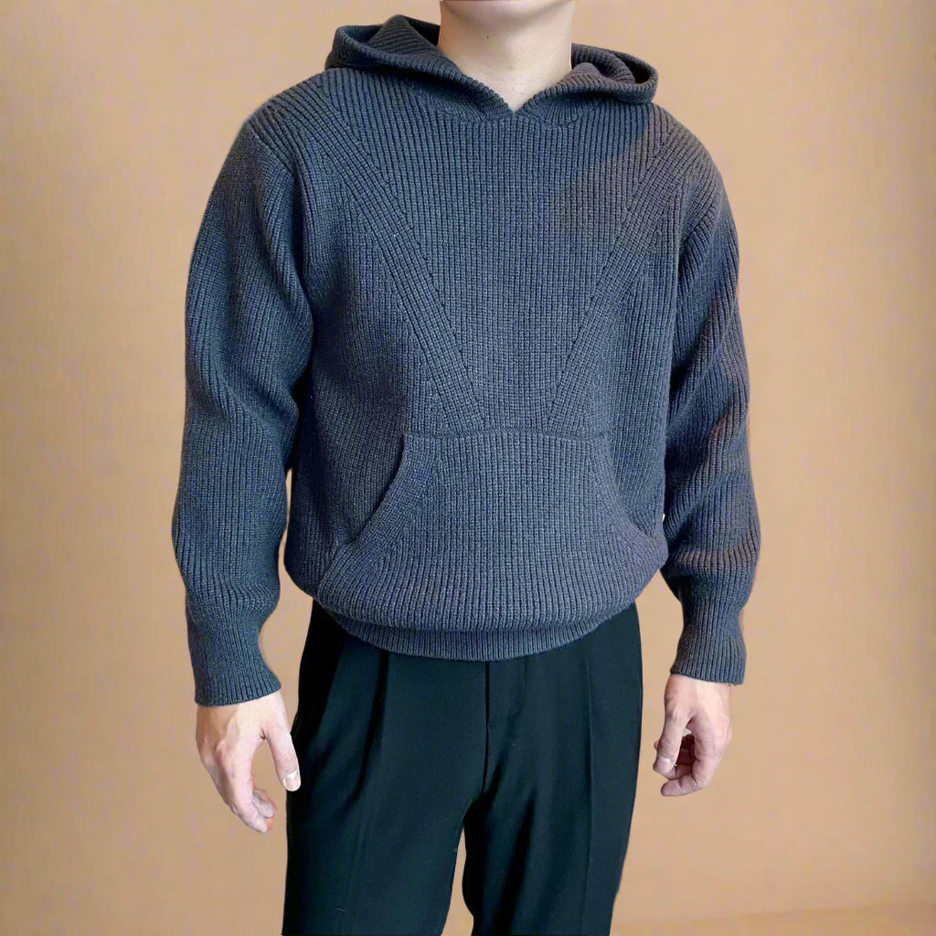 Marcel Ribbed Hoodie