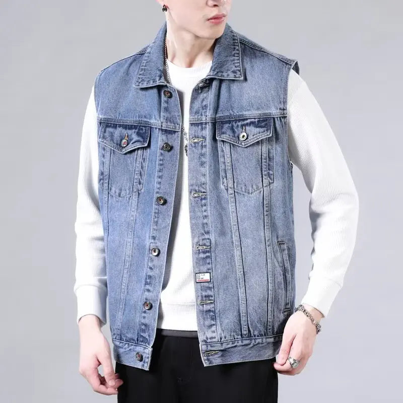 Sebastian Charles Denim Vest