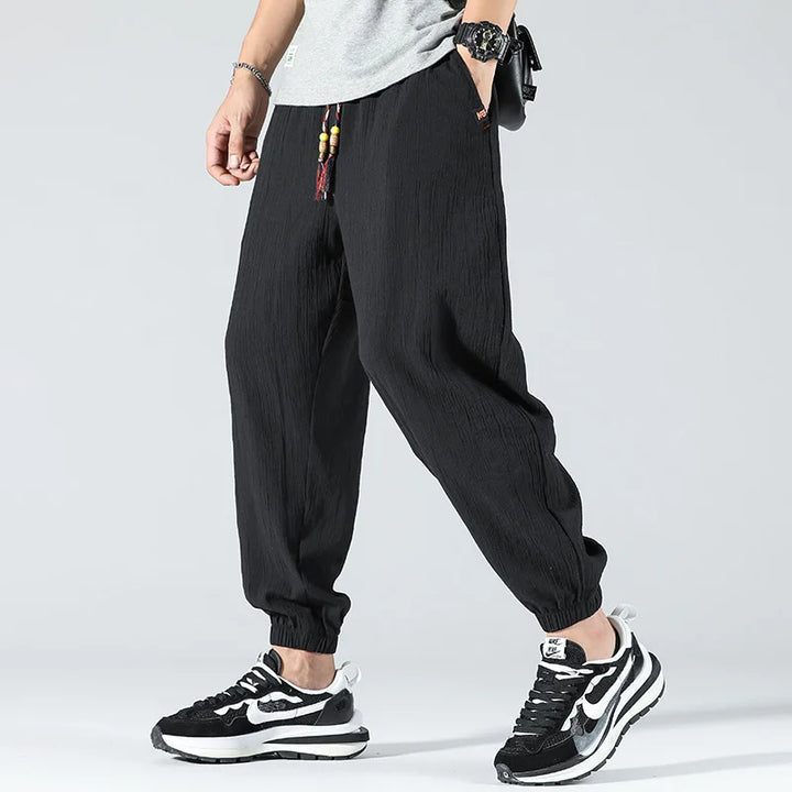 Elliot Relaxed-Fit Linen Pant
