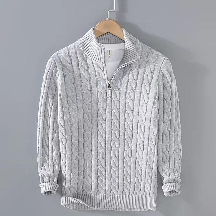 Lavelle Cable Knit Quarter Zip