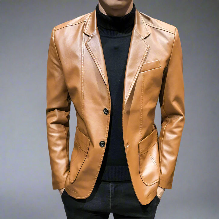 Romano Leather Blazer