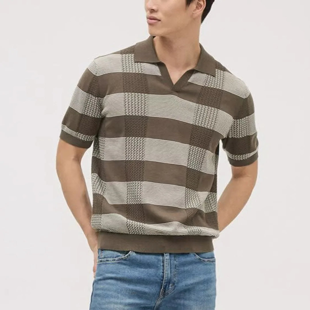 Towers - Stripped Short Sleeve Polo