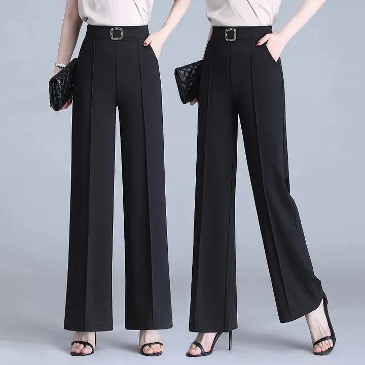 Marielle Pleated Wide-Leg Pant