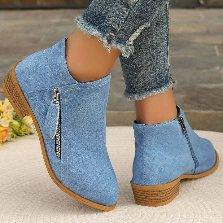 Catalina Zip Ankle Bootie