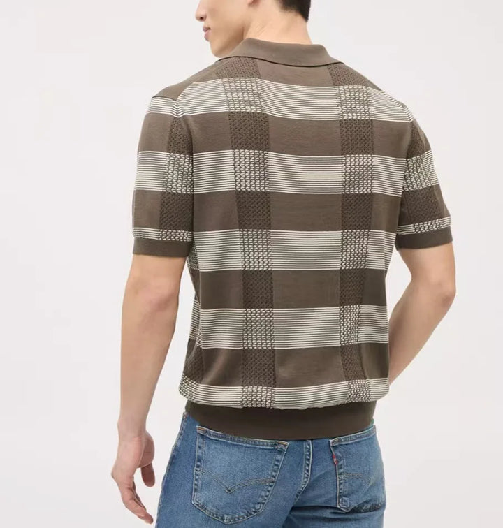 Towers - Stripped Short Sleeve Polo