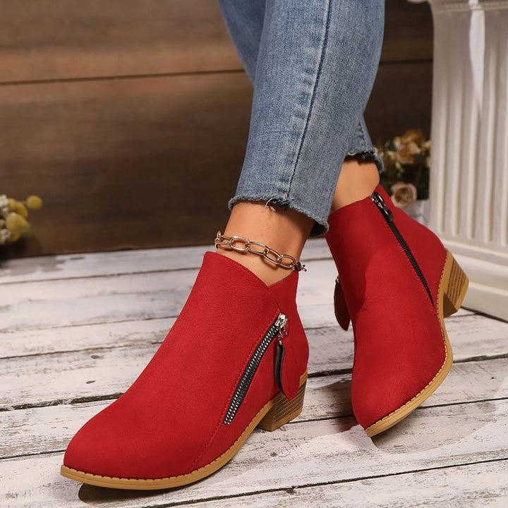 Catalina Zip Ankle Bootie