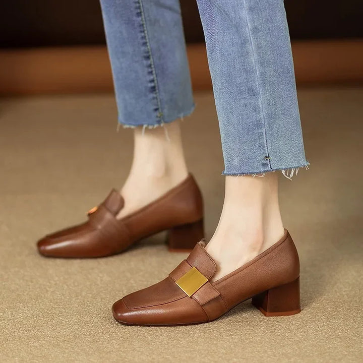 Milan Block Heel Pumps