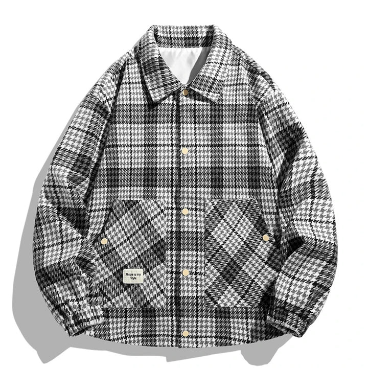 Rugged Threads Plaid Shirt Jacket