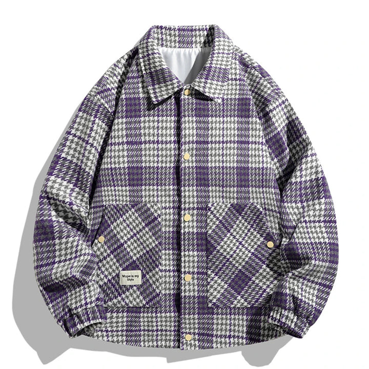Rugged Threads Plaid Shirt Jacket