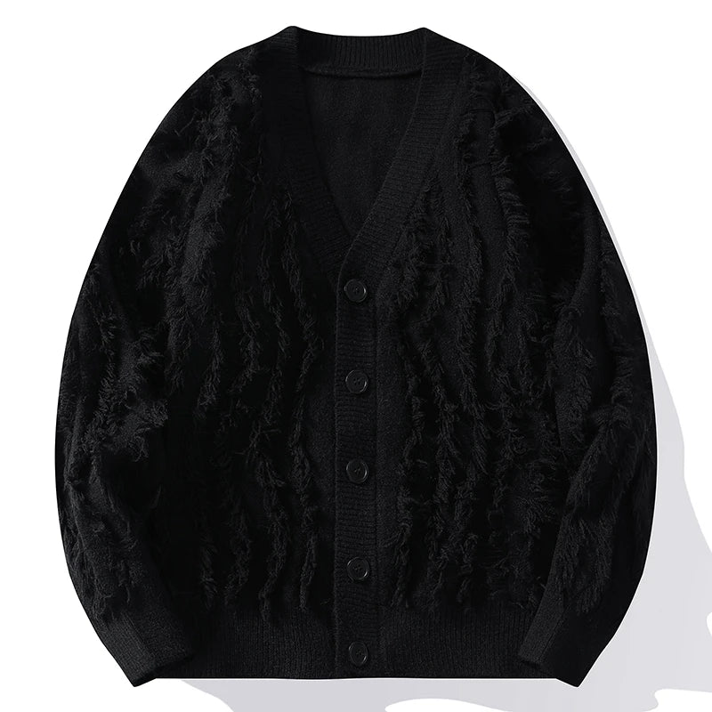 La Salle Heavy Brushed Cardigan