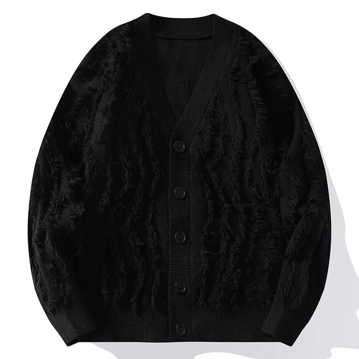 La Salle Heavy Brushed Cardigan