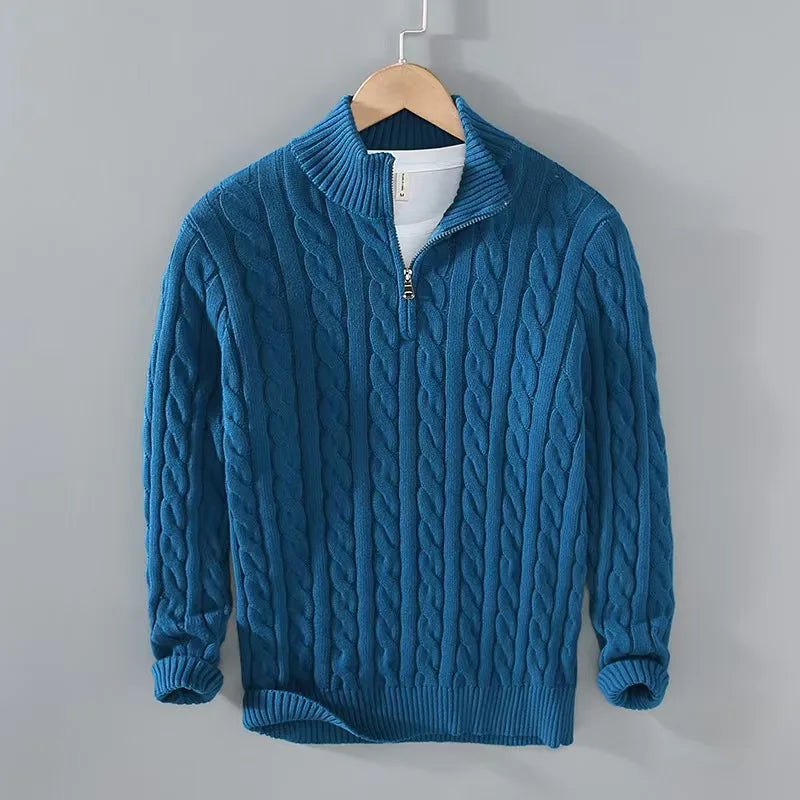 Lavelle Cable Knit Quarter Zip