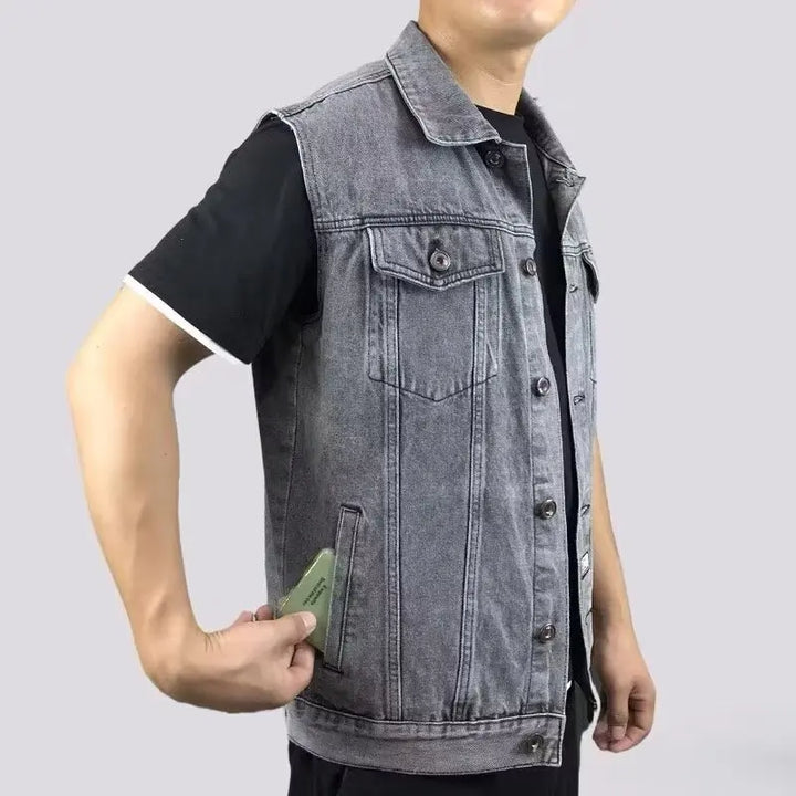 Sebastian Charles Denim Vest
