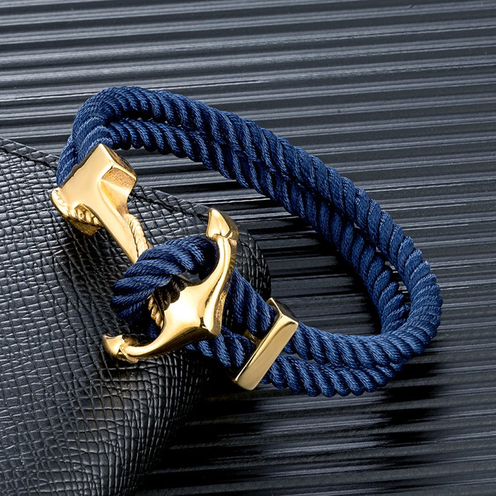 Anchor Down Rope Bracelet
