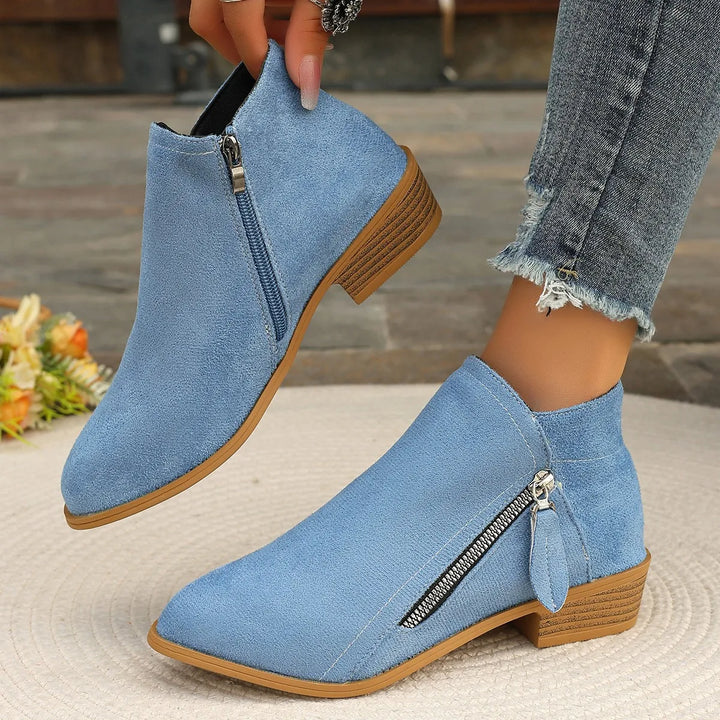 Catalina Zip Ankle Bootie