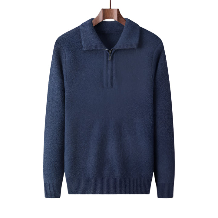 Zael Cashmere Quarter-Zip